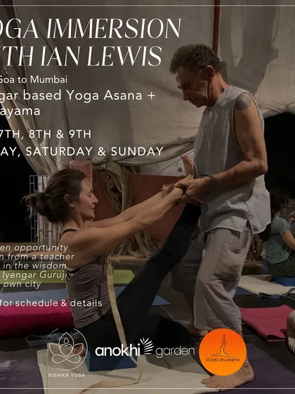 We love bringing masters of their craft to our space. Here, renowned teacher Ian Lewis guides a student through an Iyengar-based asana, focusing on the precise alignment that unlocks new depths in your practice.