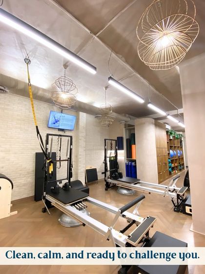 Clean, calm, and ready to challenge you. Our studio space is meticulously maintained to ensure a perfect environment for your workout.