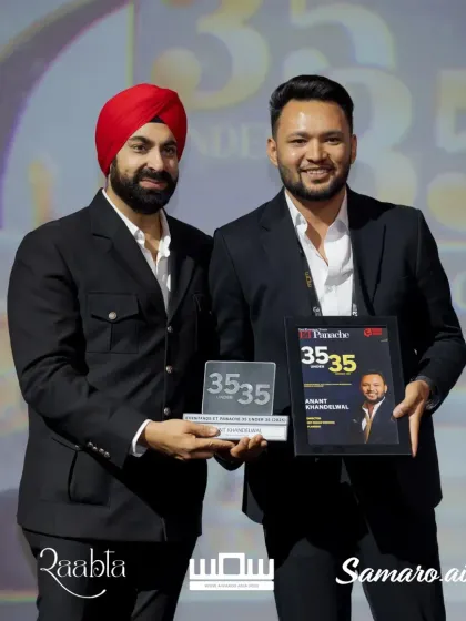I was incredibly honored to be recognized in the Economic Times' 35 Under 35 list. This award isn't just a personal milestone; it's a testament to the passion and relentless hard work my team and I dedicate to every single wedding. It’s proof that our detail-oriented approach and commitment to creating dream weddings gets noticed.