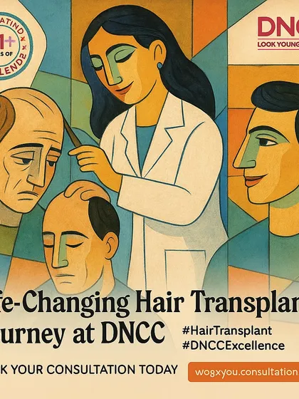 This artwork represents the life-changing journey my patients take at DNCC. As a dermatologist with over two decades of experience, my passion is delivering solutions that truly work, and I am proud to bring my clinical expertise to you.