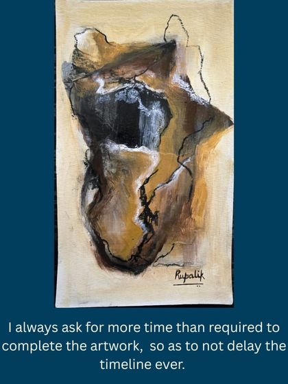 I always ask for more time than required to complete an artwork. This way, I can ensure I never delay the timeline and can deliver the best possible piece without rushing.