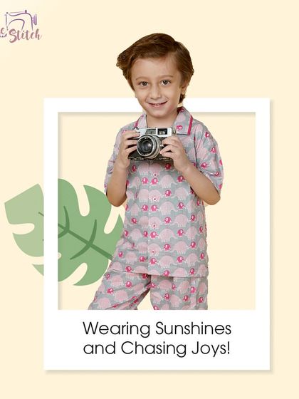 Our clothes are made to fill every moment with sunshine and joy. This graphic captures the happy, playful spirit of our brand.