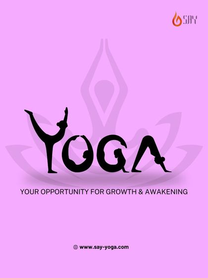 Yoga is an opportunity for growth and awakening. This graphic, forming the word "YOGA" with asanas, illustrates how the practice is a journey of connecting with your inner self and transforming your body and mindset.