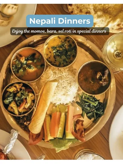 Of course, no trip is complete without food. We'll enjoy special Nepali dinners with momos, bara, and sel roti.
