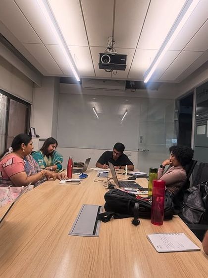 The beautiful Pudus batch, engaged in discussion. This group's innate kindness and heart make them a perfect fit for our community.