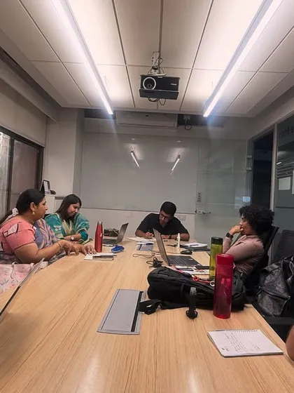 The beautiful Pudus batch, engaged in discussion. This group's innate kindness and heart make them a perfect fit for our community.