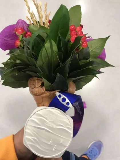 The Asian Games Silver Medal, a symbol of years of dedication, hard work, and world-class training. We are incredibly proud of this achievement.