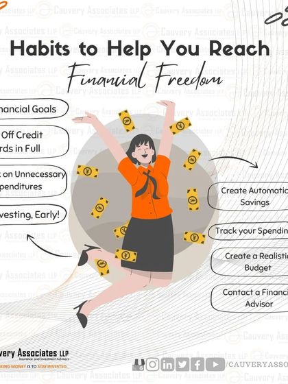 Financial freedom is built on good habits. Setting clear goals, tracking your spending, creating a budget, and starting to invest early are all essential steps on this journey.