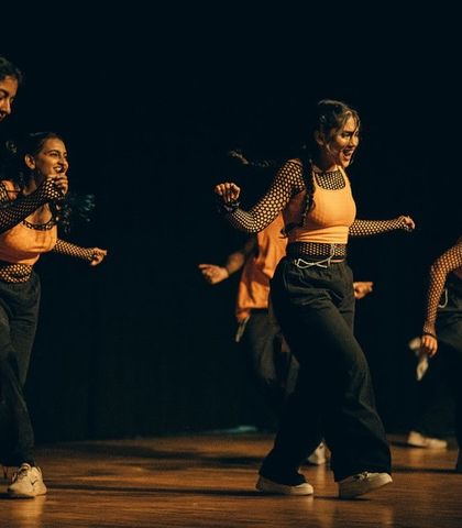 The joy and energy of our Afro-inspired performance shines through in this dynamic shot.