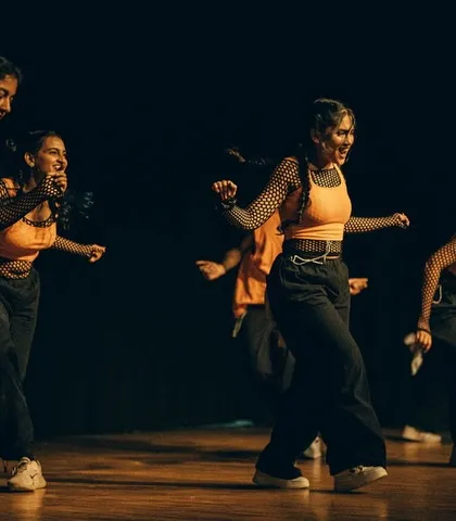 The joy and energy of our Afro-inspired performance shines through in this dynamic shot.