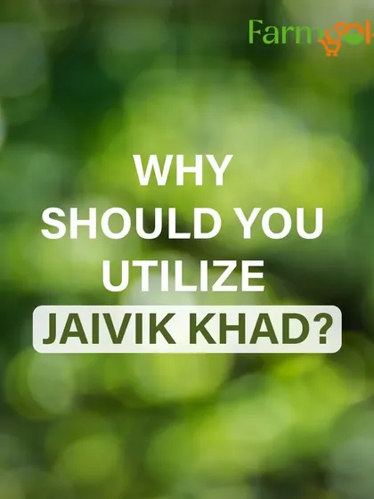 Why should you use Jaivik Khad? It's the key to improving your soil's health, fertility, and water-holding capacity naturally.