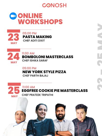 Conosh - Online Culinary Workshops Our Workshop Experience photo 18