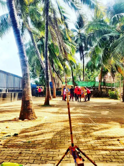 A beautiful shot of our Dadar range at Savarkar Smarak, with the palm trees and sea breeze. It's a fantastic place to practice.