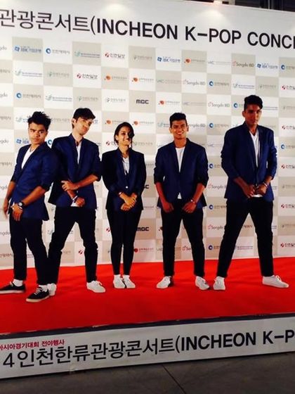 A picture from the Incheon K-Pop concert in 2014. My journey has taken me around the world, teaching and performing.