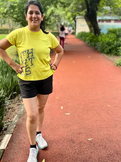 One of our members looking strong and confident on the running track. We love capturing these moments of individual strength and determination.