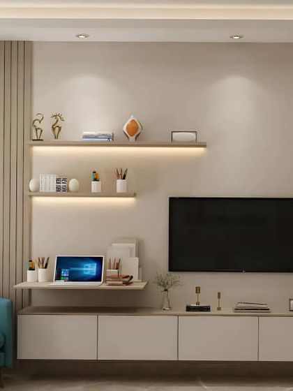 Interiors - Modular & Custom Furniture Design Living Room TV & Media Units photo 19