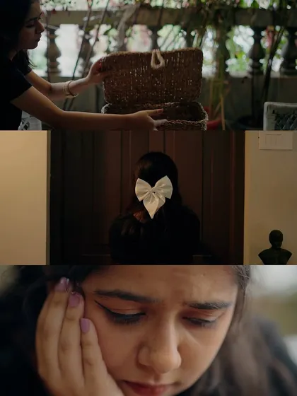A collage of moments from the "Bhavachitrave" music video. The visuals capture the themes of memory, introspection, and the quiet moments that make up a life.