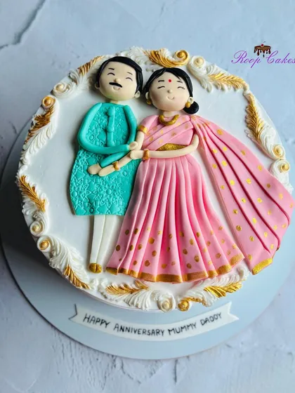 Celebrating love through art and sweetness. This handcrafted 2D couple figurine cake was made to honor a beautiful journey of togetherness for a special anniversary.