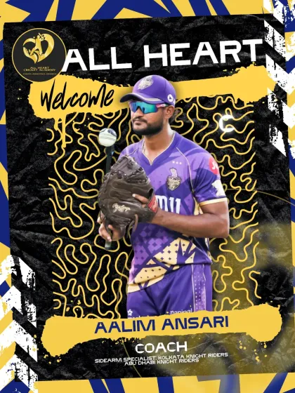 Coach Alim Ansari is one of the best sidearm specialists around, with over 6 years of experience working with KKR and Abu Dhabi Knight Riders. His sessions are fast, sharp, and match-ready.