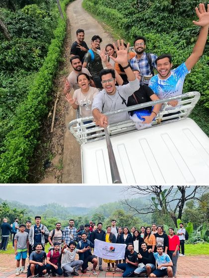 The journey is just as fun as the destination. Enjoying an off-road jeep ride with a full group of happy trekkers is all part of the adventure with us.