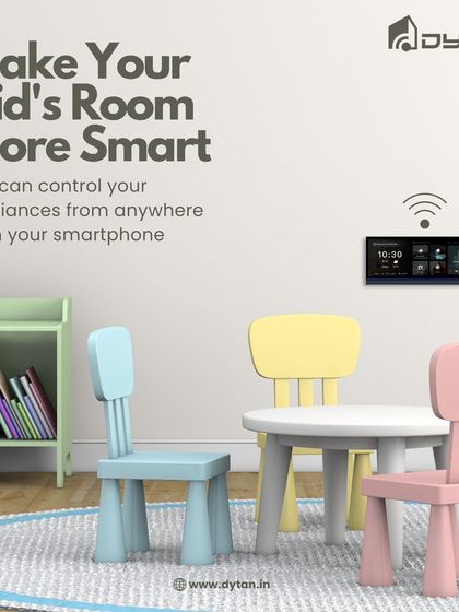 I can make your kid's room smarter and safer. The HomePad allows you to control lights and other appliances remotely, ensuring everything is turned off when it needs to be.