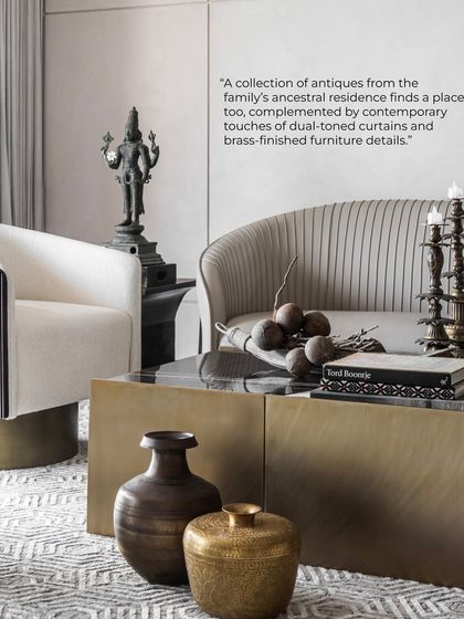 Aakriti Saraf Design - Full-Service Residential Interior Design The Art of Stillness: Living & Social Spaces photo 35