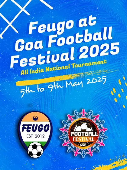 Mark your calendars. We are heading back to the Goa Football Festival for the All India National Tournament from May 5th to 9th, 2025.