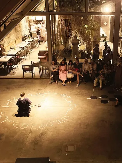 My work seeks to create spaces that are alive. Here at IF.BE, the revived 147-year-old ice factory, the central courtyard becomes a stage for performance, a place where the community can gather and engage with art, history, and each other under the gaze of a resurrected banyan tree.