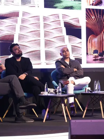 A close-up of the panel discussion at FOAID, where our founder shared insights on our studio's design process and philosophy. These conversations are vital for the growth and evolution of the design community.