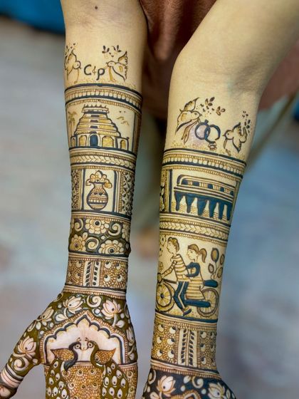 Mitali - Bridal Mehendi Custom Story & Portrait Mehendi photo 17