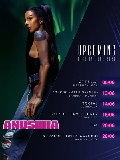 My June gig list, which includes a mix of club nights in Goa and Mumbai, and an invite-only event in Bengaluru.
