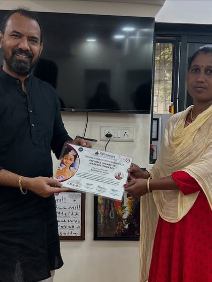 I am happy to present this certificate to another dedicated graduate of our Diploma in Massage Therapy course. Congratulations on this wonderful achievement.