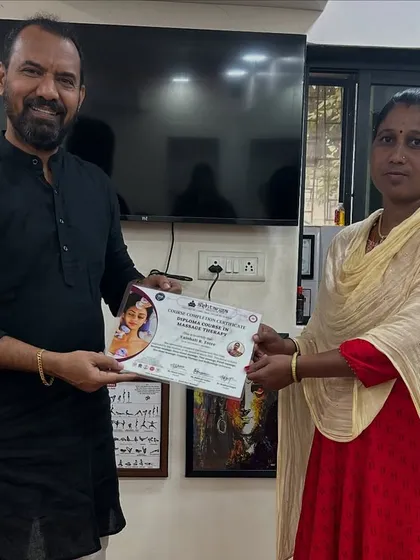 I am happy to present this certificate to another dedicated graduate of our Diploma in Massage Therapy course. Congratulations on this wonderful achievement.