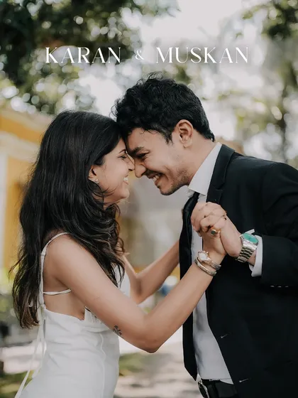The best moments are often unposed. This candid shot captures the pure happiness and easy chemistry of a couple lost in their own world, dancing as if no one is watching.