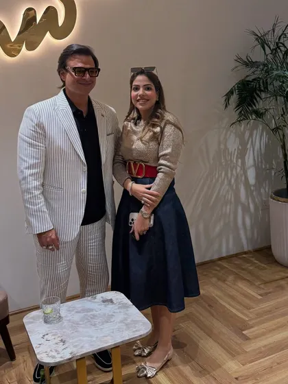 A picture with the one and only Vivek Oberoi. It's always inspiring to connect with leaders in both business and Bollywood.