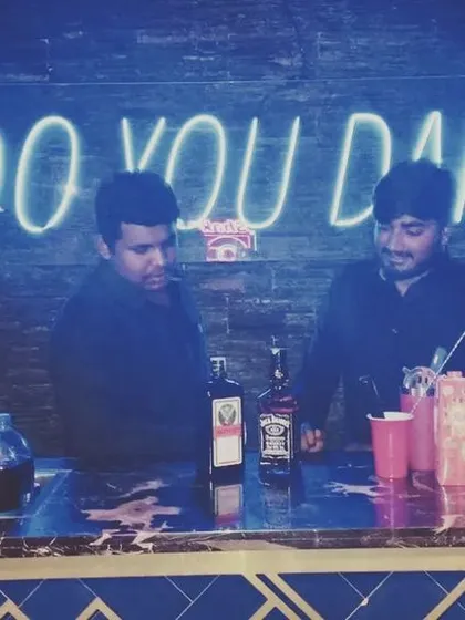 We set the vibe. Our team is ready to take on any challenge behind a custom bar setup, creating a cool and professional atmosphere for your guests to enjoy.