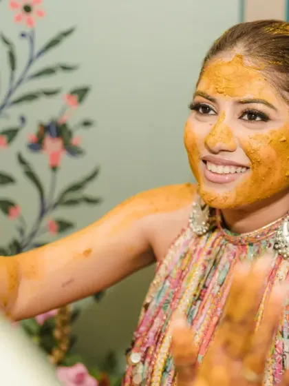 WhatKnot - Wedding Photography & Videography The Haldi Edit: Colours, Chaos & Laughter photo 30