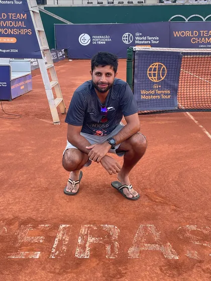 On the clay courts of Oeiras, Portugal, for the World Team & Individual Championships. We ensure our players are prepared to compete on any surface, be it clay or hard court.