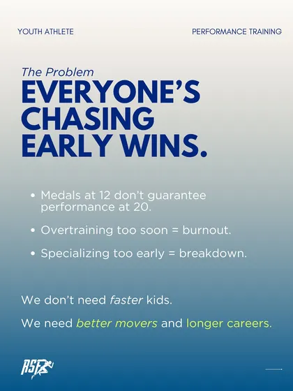 I see many programs chasing early wins and medals. My focus is different. I prioritize developing better movers to ensure longer, healthier careers, understanding that overtraining or specializing too early leads to burnout and breakdown.
