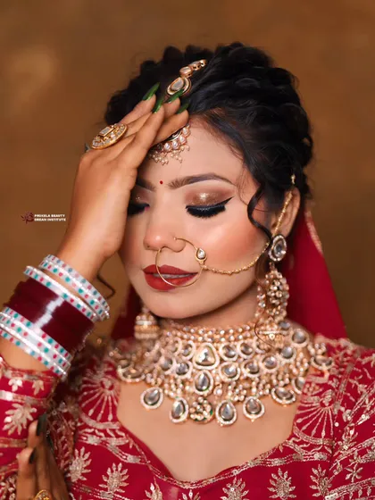 The complete look, from the detailed makeup to the stunning jewelry. I believe in creating a cohesive and breathtaking bridal vision.