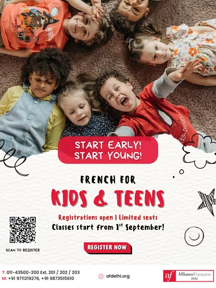 Start early, start young! Our French classes for kids and teens are specially designed to be fun, interactive, and engaging, giving your child a valuable skill and a head start on global opportunities.