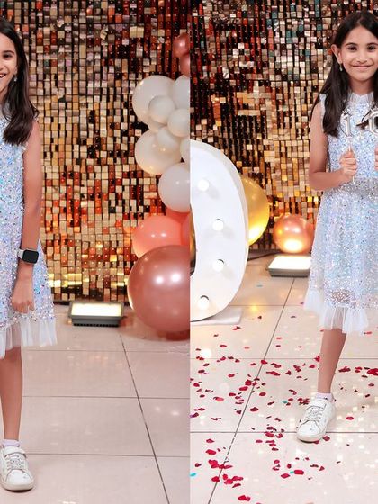 A vibrant 'Super Mario' themed birthday party, with character cutouts, a custom backdrop of the Mushroom Kingdom, and red and green balloons, ready for an adventure.