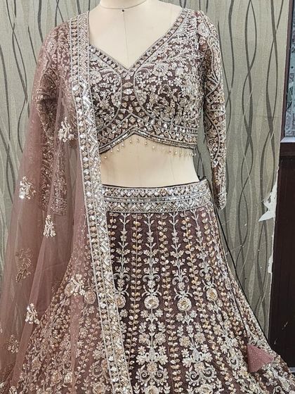 The same viral design shown in a sophisticated mauve-brown shade. This demonstrates how I can customize your favorite design in any color you can imagine.