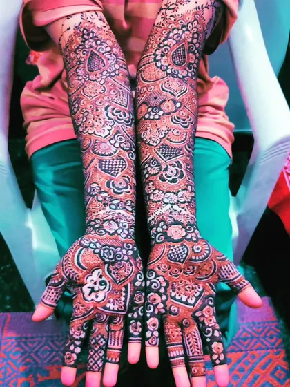 A collection of my work showing the rich, dark stains and intricate patterns that my clients love.