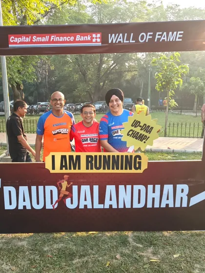 A photo from the Jalandhar promo run at Nehru Park. We are excited to take our team to other cities.