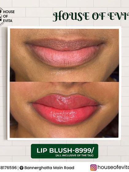 Another stunning Lip Blush transformation. This semi-permanent tint enhances the natural lip shape and color, providing a long-lasting "your lips but better" look.