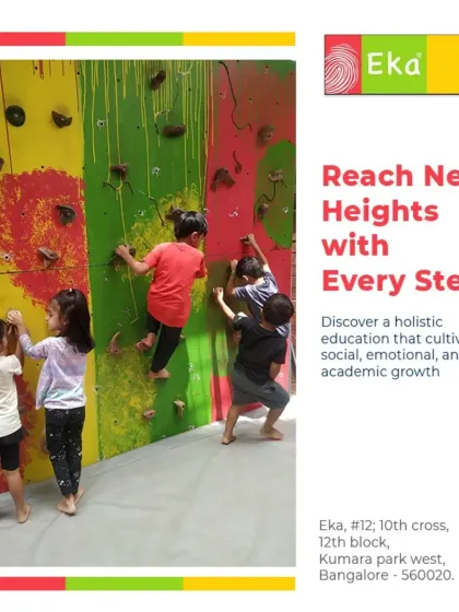 We encourage children to reach new heights, both literally and figuratively. Our indoor climbing wall is a favorite spot where they build physical strength, problem-solving skills, and self-confidence with every step. It's a safe space for them to challenge themselves and discover their capabilities.