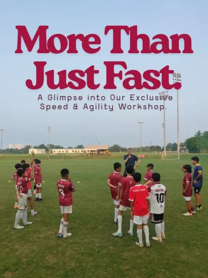 A glimpse into my exclusive Speed & Agility Workshop. This is where I focus on building faster, sharper, and more intelligent players from the ground up.