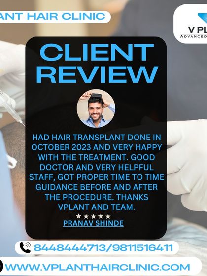 Client Pranav Shinde shares his happy review just a few months after his hair transplant. He highlights the good doctor, helpful staff, and the proper guidance he received before and after the procedure.