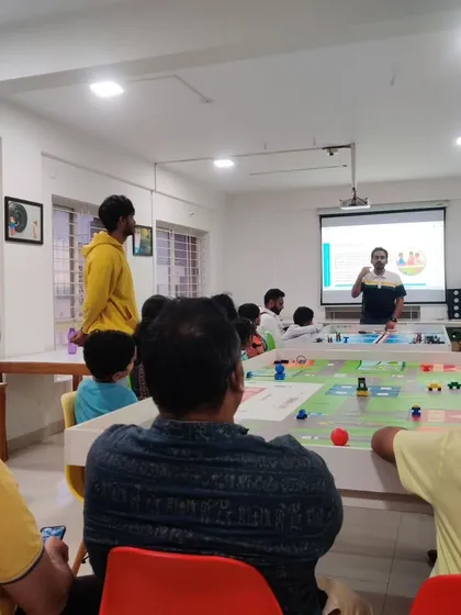 A similar orientation session held at our North Bangalore center, where we walk parents through our year-long programs and answer their questions.